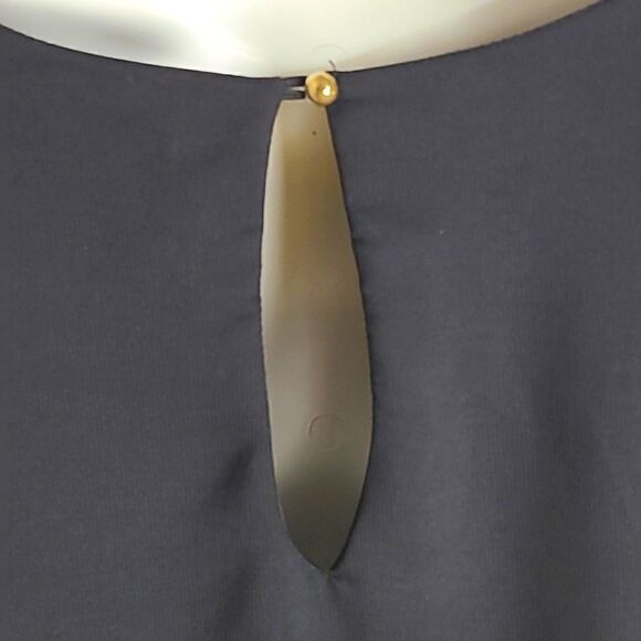 Gibiu Black Bohemian Shift Dress with Colorful Print, Size Medium - Picture 7 of 10